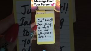 Leia mais sobre o artigo Message From Your Person 💕😔 #tarotreading #tarot #tarotreadings #love #tarotreader