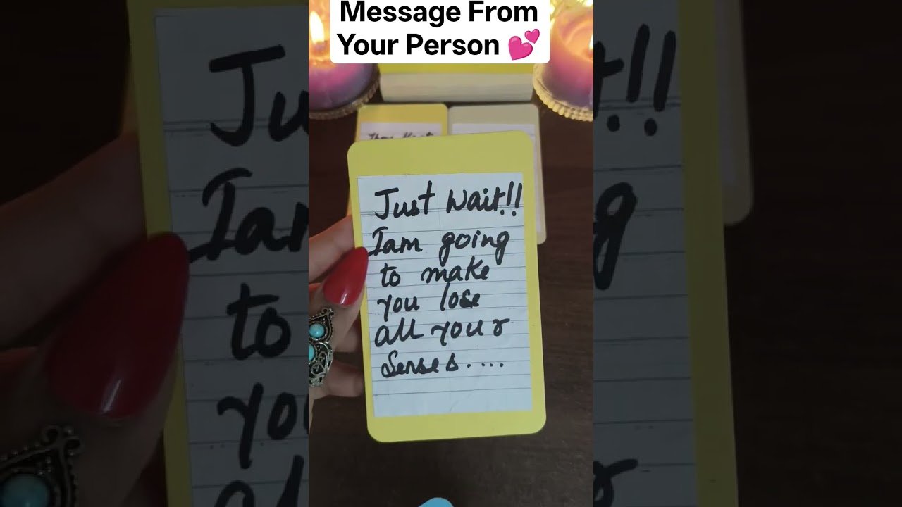 No momento, você está visualizando Message From Your Person 💕😔 #tarotreading #tarot #tarotreadings #love #tarotreader