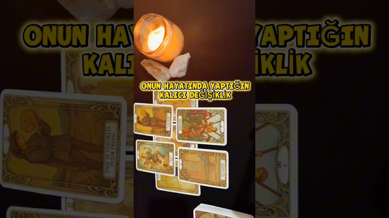 No momento, você está visualizando 🕯️ONUN HAYATINDA YAPTIĞIN KALICI DEĞİŞİKLİK #tarot #keşfet  #fyp #viral #shorts #shortsvideo