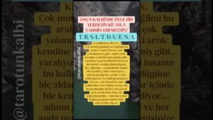 Leia mais sobre o artigo Onun kalbine öyle bir girmişsin ki#kesfet  #tarot #aklımdakikisi #uranyenastroloji #astroloji