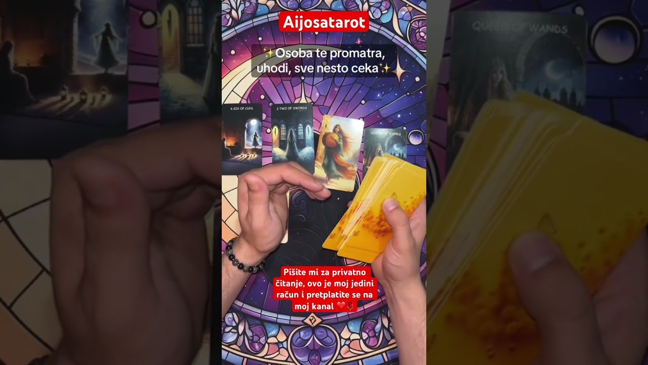 No momento, você está visualizando ✨Osoba te promatra, uhodi, sve nesto ceka✨ #tarot #tarotreading #wayoftarot #tarotreader