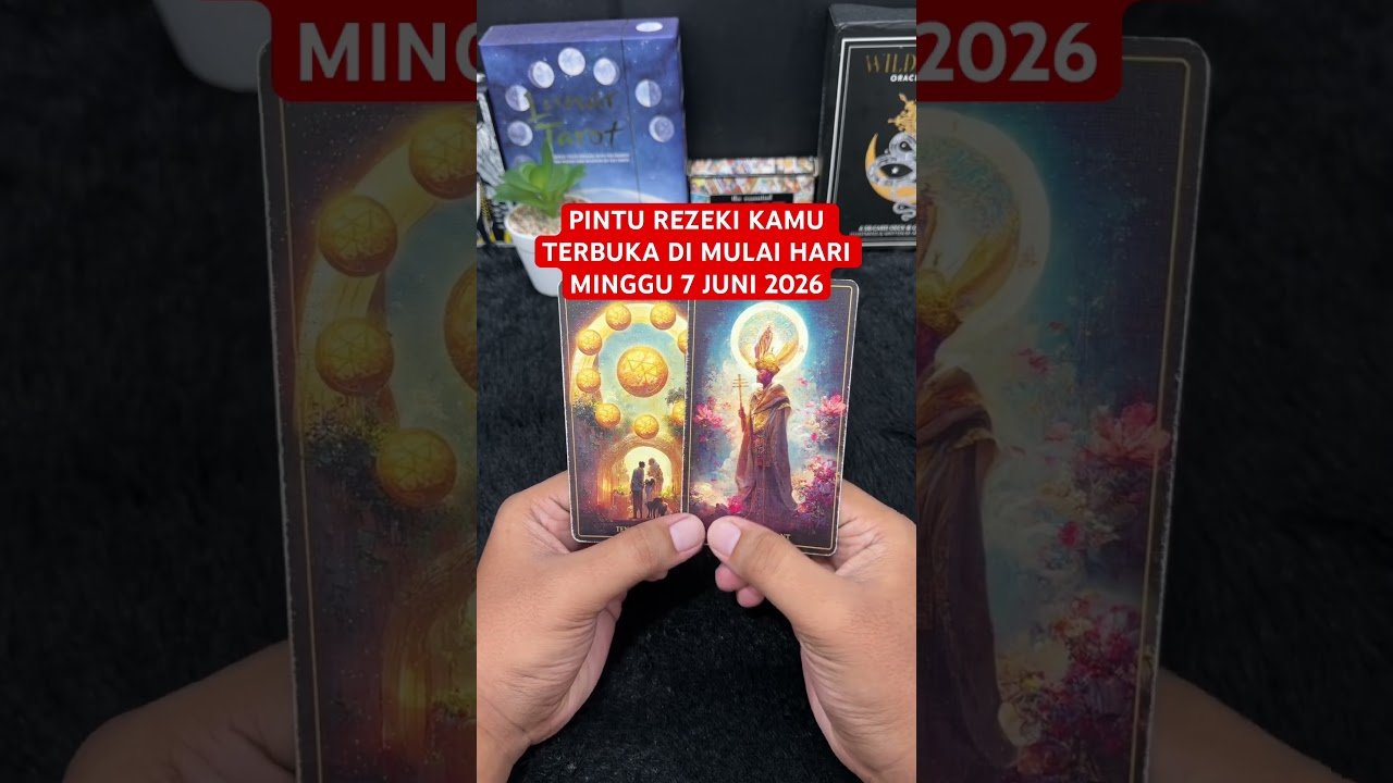 No momento, você está visualizando PINTU REZEKI KAMU TERBUKA DI MULAI HARI MINGGU 7 JUNI 2026 #tarot #tarotreading