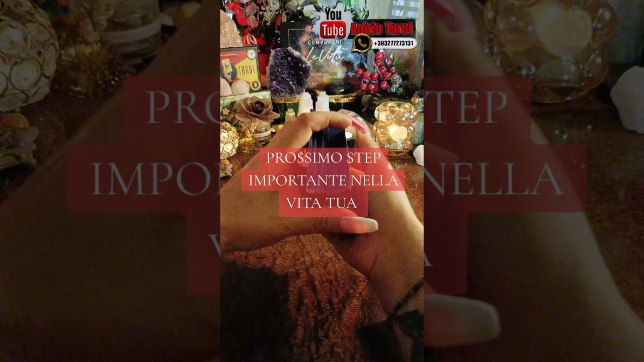 No momento, você está visualizando PROSSIMO STEP IMPORTANTE NELLA VITA TUA #aniriatarot #tarot  #vitaspirituale #messaggiodelluniverso