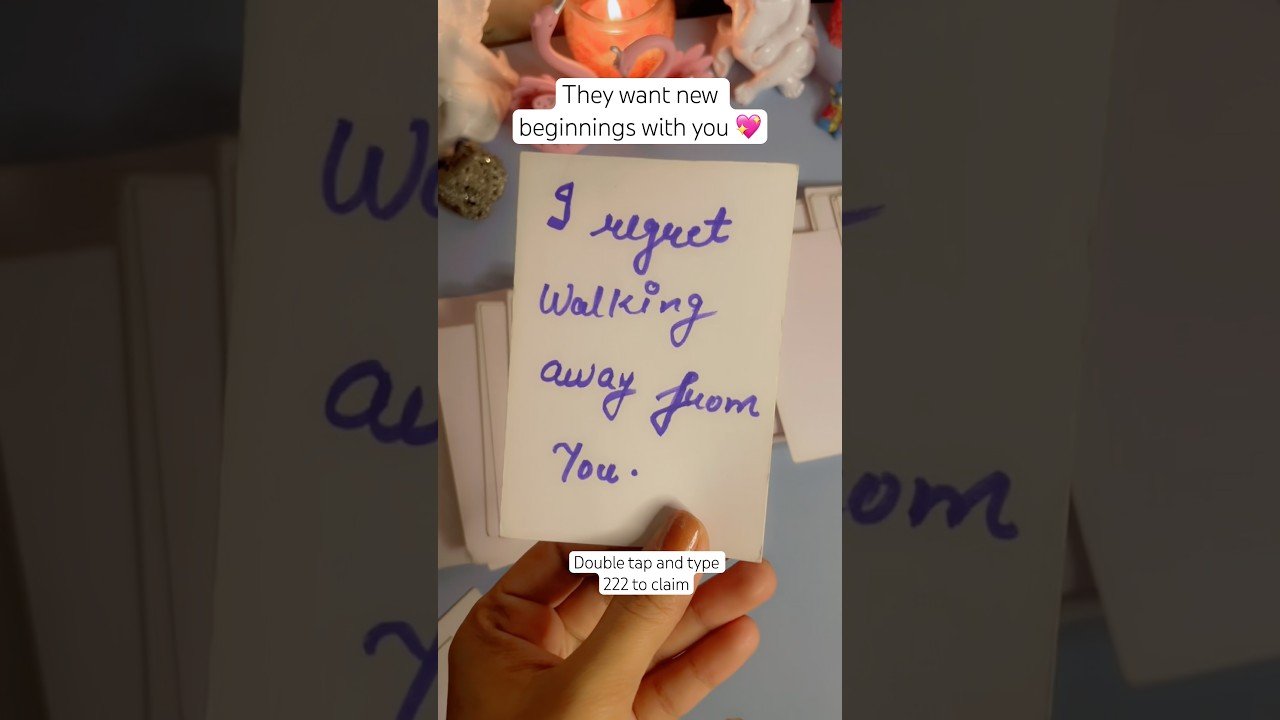 No momento, você está visualizando Regret 😶Their love messages 💐 #viral #love #trending #tarot #fyp#music #youtubeshorts #shortsfeed