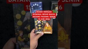 Leia mais sobre o artigo REZEKI DENGAN NOMINAL BESAR BAKAL DATANG PADAMU SENIN 15 JUNI 2026 #tarot #tarotreading
