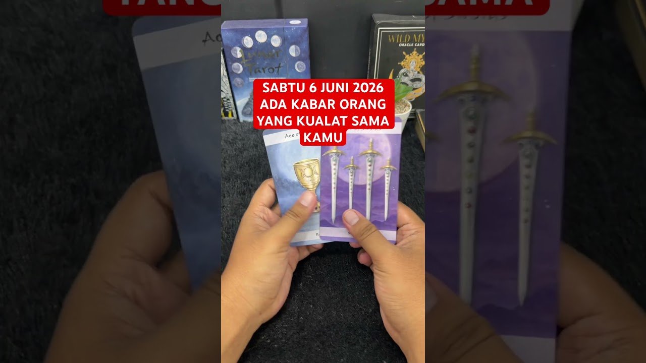 No momento, você está visualizando SABTU 6 JUNI 2026 ADA KABAR ORANG YANG KUALAT SAMA KAMU #tarot #tarotreading