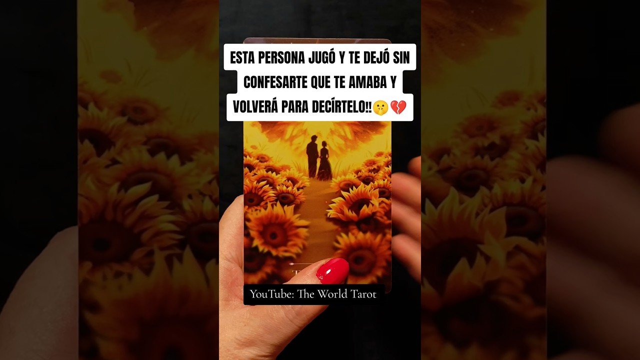 No momento, você está visualizando SE FUE sin un te quiero?😭#shorts #tarot #tarotamor