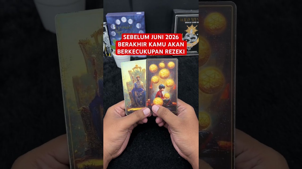 No momento, você está visualizando SEBELUM JUNI 2026 BERAKHIR KAMU AKAN BERKECUKUPAN REZEKI #tarot #tarotreading