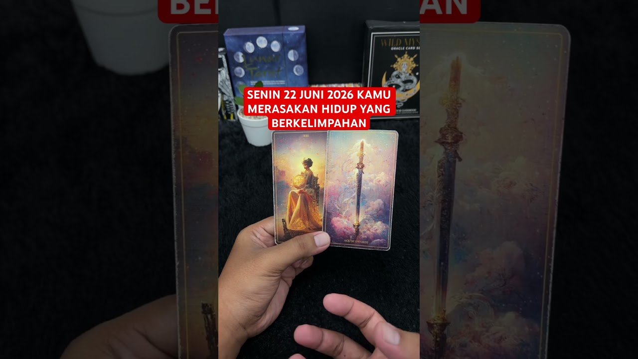 No momento, você está visualizando SENIN 22 JUNI 2026 KAMU MERASAKAN HIDUP YANG BERKELIMPAHAN #tarot #tarotreading