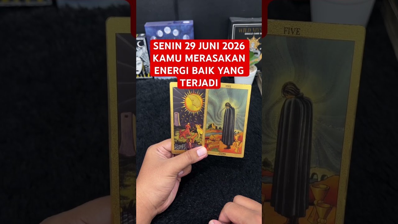 No momento, você está visualizando SENIN 29 JUNI 2026 KAMU MERASAKAN ENERGI BAIK YANG TERJADI #tarot #tarotreading
