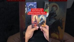 Leia mais sobre o artigo SESEORANG YANG MENGUPAYAKAN MENJATUHKANMU MALAH SEKARANG BINGUNG SENDIRI #tarot #tarotreading