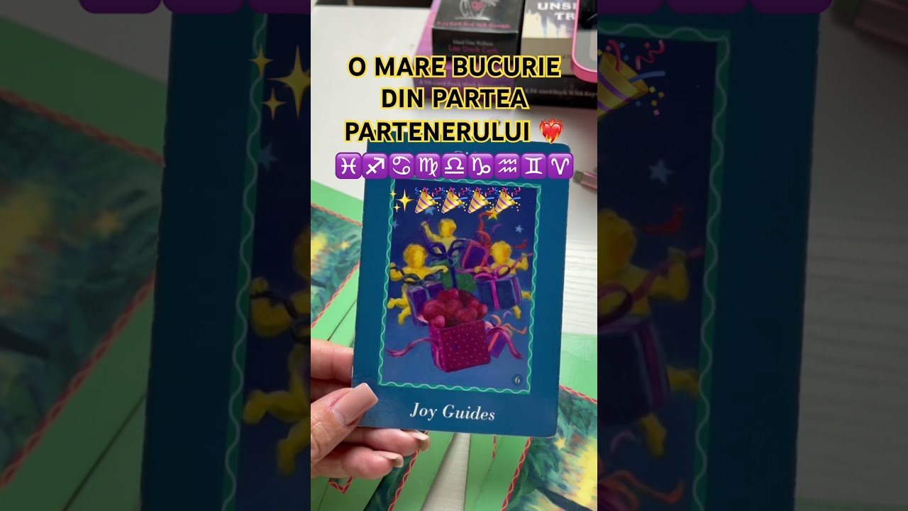 No momento, você está visualizando #shorts 🔮CE BUCURIE VA FACE PARTENERUL CURAND?✨🎉 #love #tarot #twinflamesunion