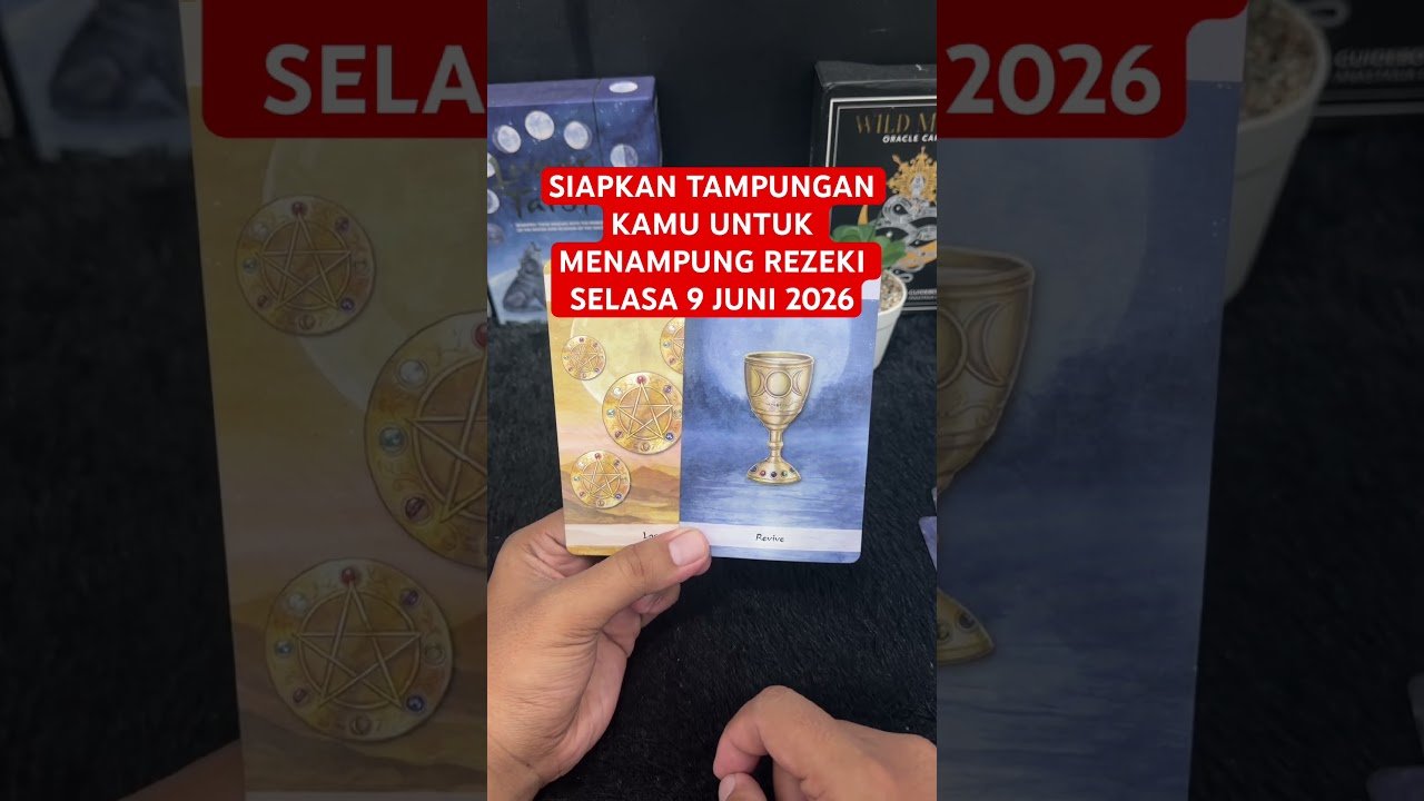 No momento, você está visualizando SIAPKAN TAMPUNGAN KAMU UNTUK MENAMPUNG REZEKI SELASA 9 JUNI 2026 #tarot #tarotreading