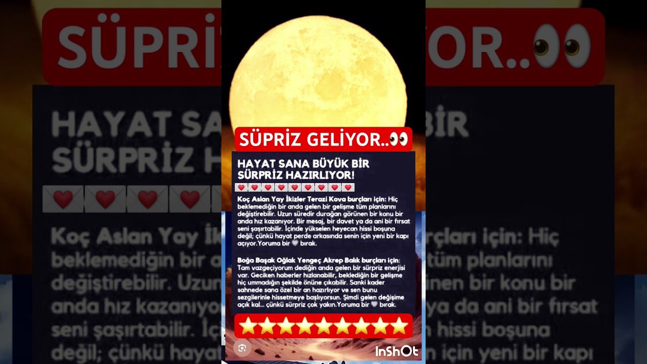 No momento, você está visualizando Süpriz sana geliyor.!#keşfet #kesvet #tarot #gündem #astrology #burçlar