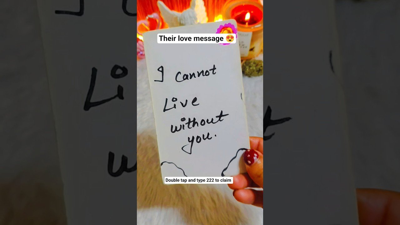 No momento, você está visualizando Their love message 💞 #motheruniverse #tarot #viral #trending #shortsfeed #fypシ゚viral
