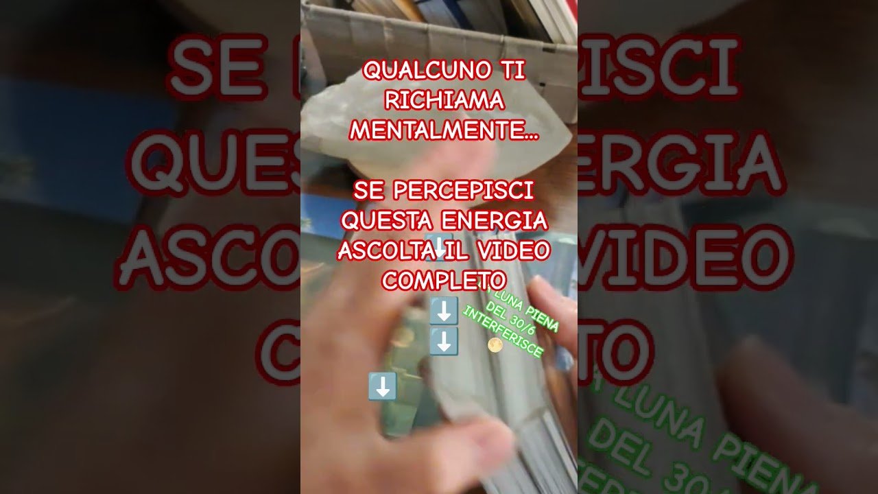 No momento, você está visualizando 🌕Ti richiama mentalmente 🌕#tarocchi #tarot #messaggio #cartomanziainterattiva