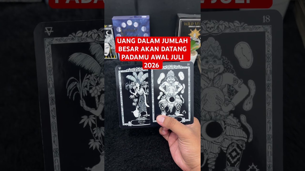 No momento, você está visualizando UANG DALAM JUMLAH BESAR AKAN DATANG PADAMU AWAL JULI 2026 #tarot #tarotreading