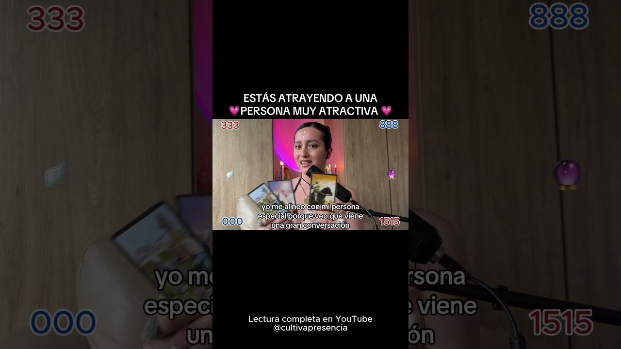 No momento, você está visualizando Una persona atractiva 👀💗🌸 #universo #tarot #energía #Manifestar