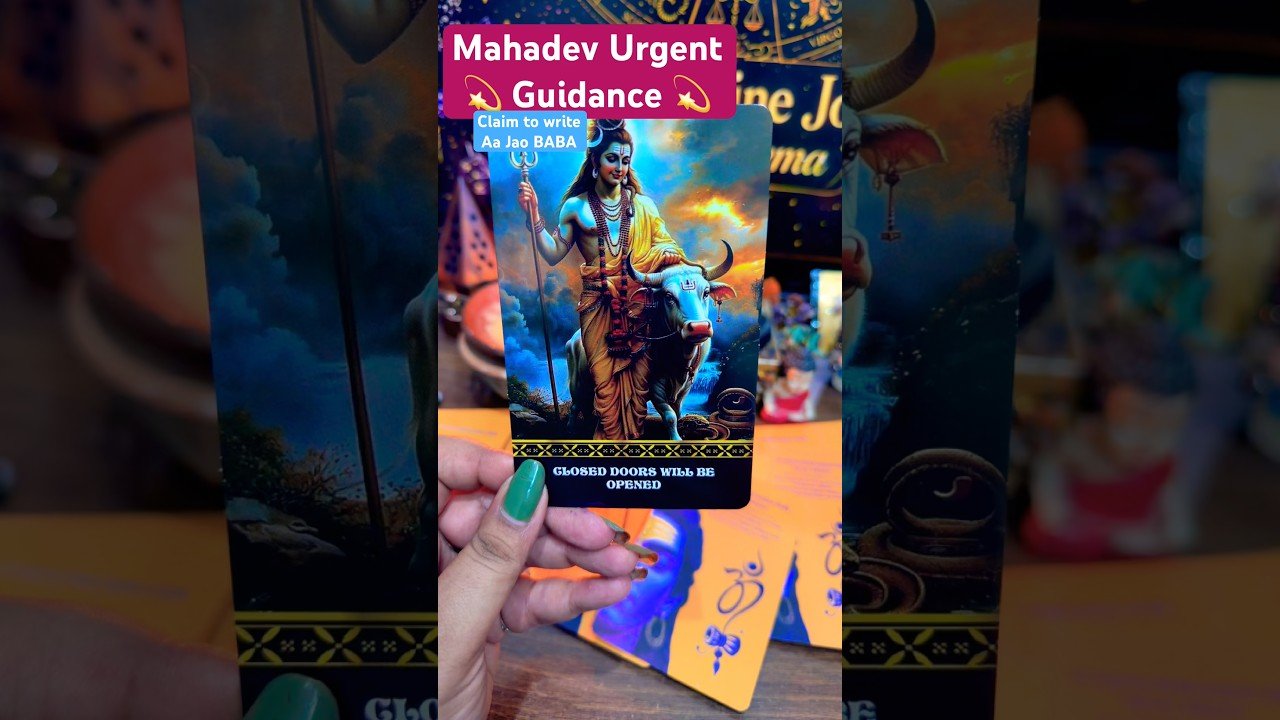 No momento, você está visualizando Urgent Blessings 💫 #guidance #tarot #tarotreading #mahadev #shiv