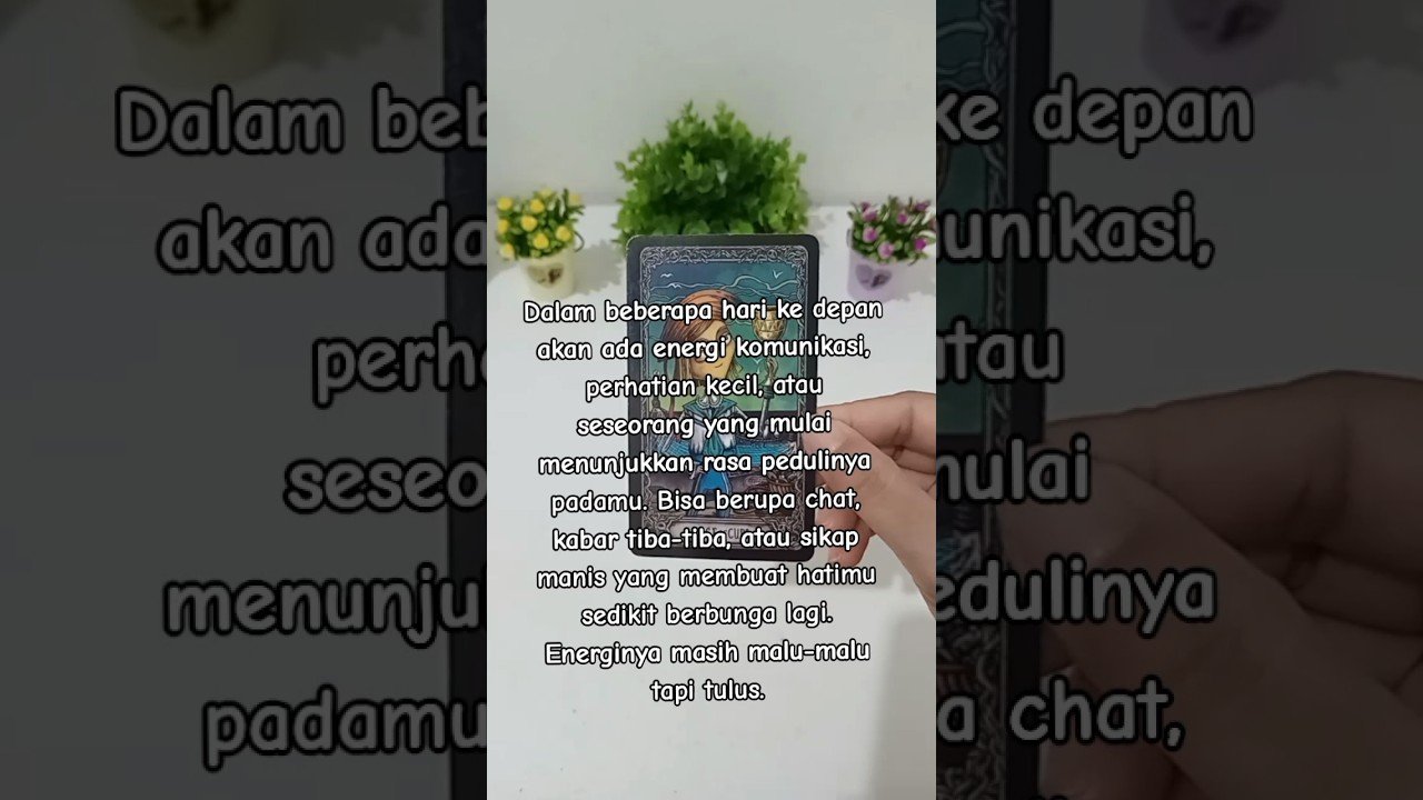 No momento, você está visualizando Yang terjadi 7 hari kedepan untukmu #tarot #tarotreading #viral #shorts