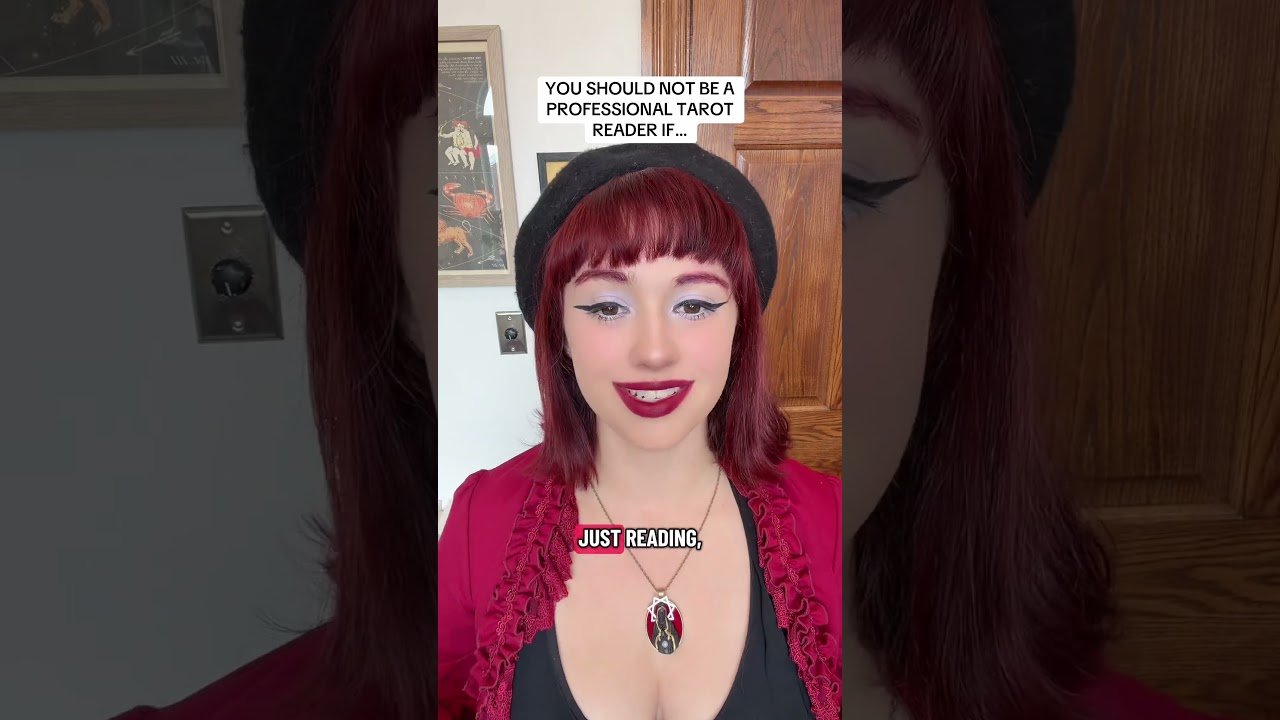 No momento, você está visualizando You should not be a professional tarot reader or astrologer if… #occult #astrology #tarot #witch