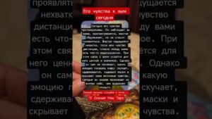 Leia mais sobre o artigo Его чувства к вам сегодня #есениямакян #tarot