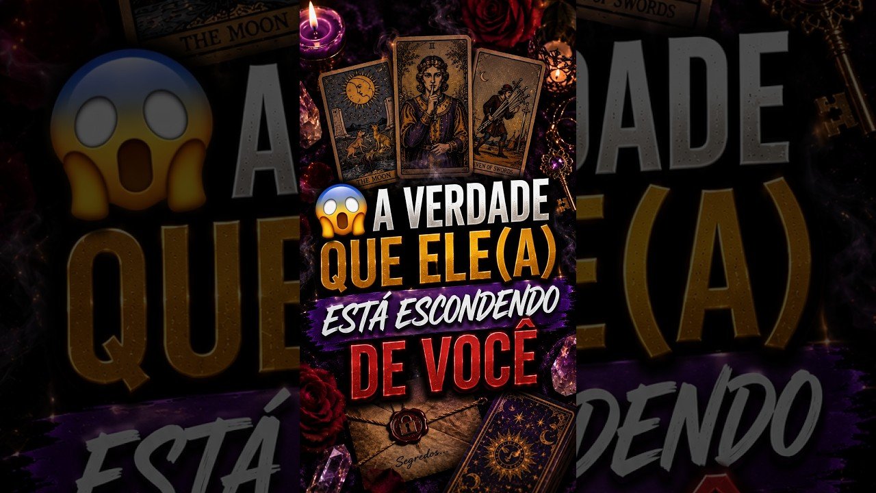 No momento, você está visualizando 😱 A verdade que ele(a) está escondendo de você – Tarot de hoje #tarot