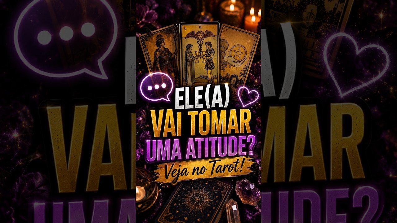 No momento, você está visualizando 💬 Ele(a) vai tomar uma atitude? Veja no Tarot! – Tarot de hoje #tarot