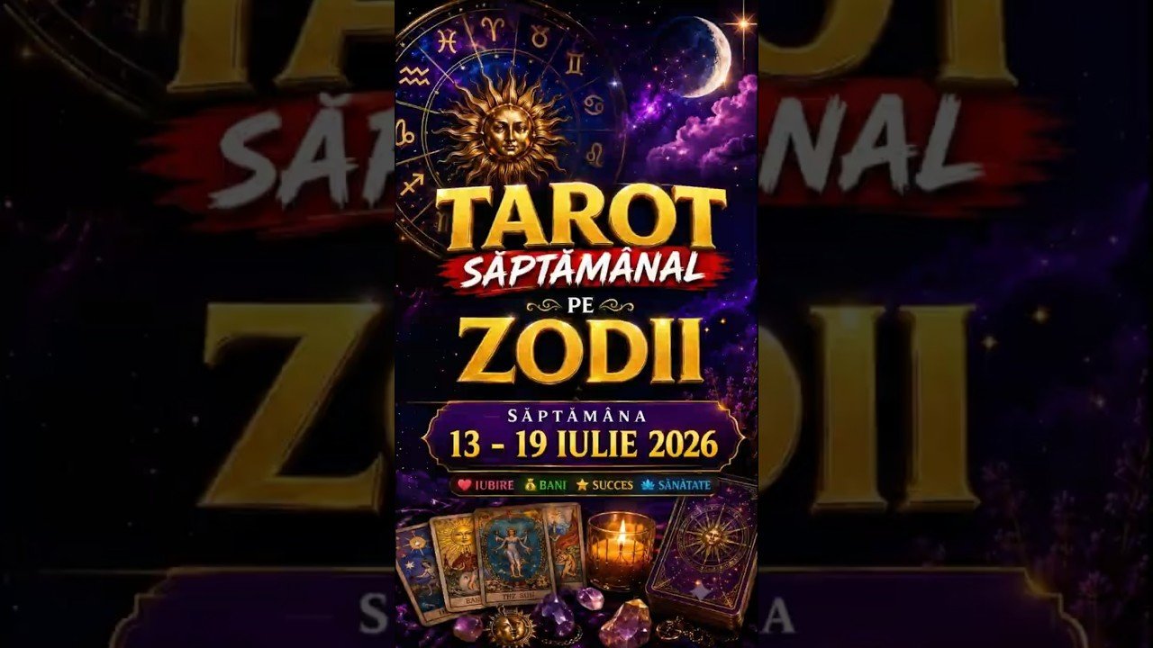 No momento, você está visualizando 🔮 Energia Săptămânii 13-19 Iulie pentru ZODIA TA #shorts #tarot #tarotromania