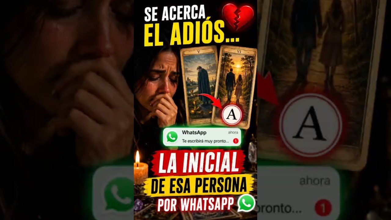No momento, você está visualizando ⚠️ Se Acerca una Despedida Dolorosa 💔 El Tarot Revela la Inicial de Esa Persona por WhatsApp #tarot