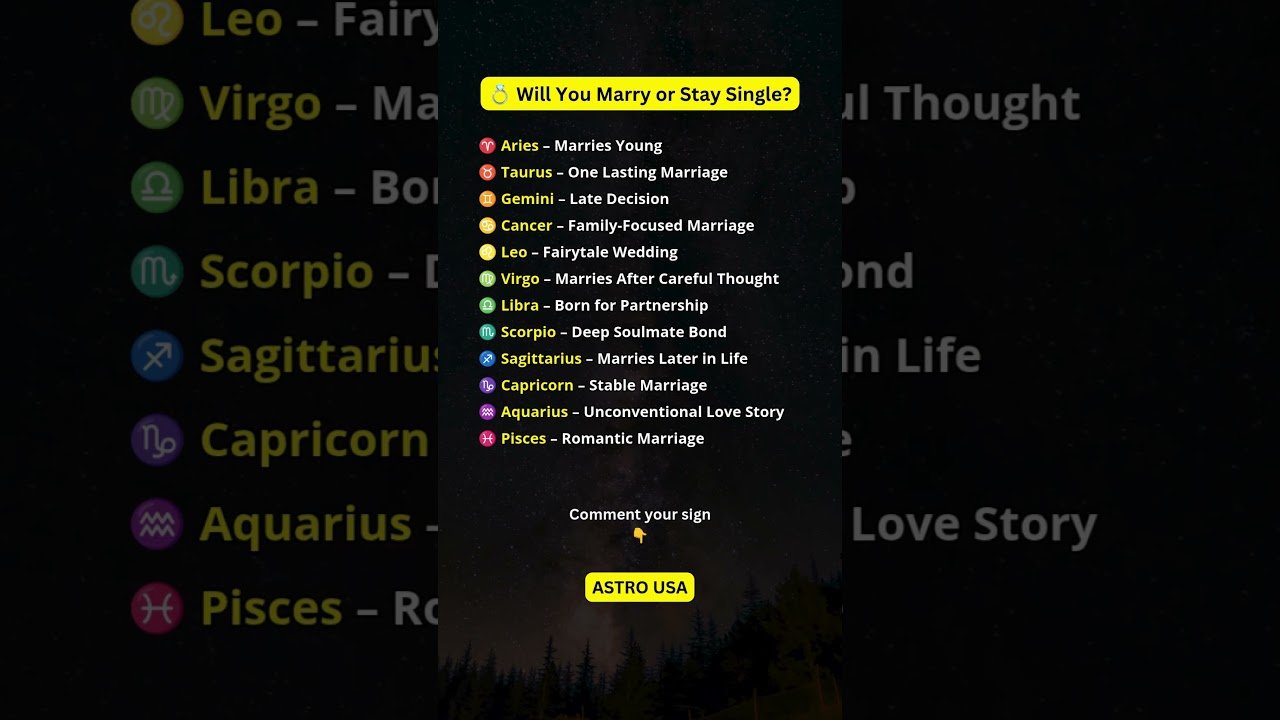 No momento, você está visualizando 💍 Will You Marry or Stay Single #shorts #zodiac #zodiacsigns #tarot #horoscope