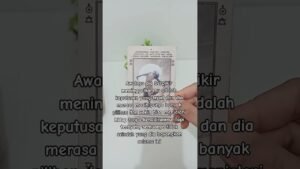 Leia mais sobre o artigo Ada penyesalan yg belum pernah dia ucapkan #tarot #tarotreading #shorts