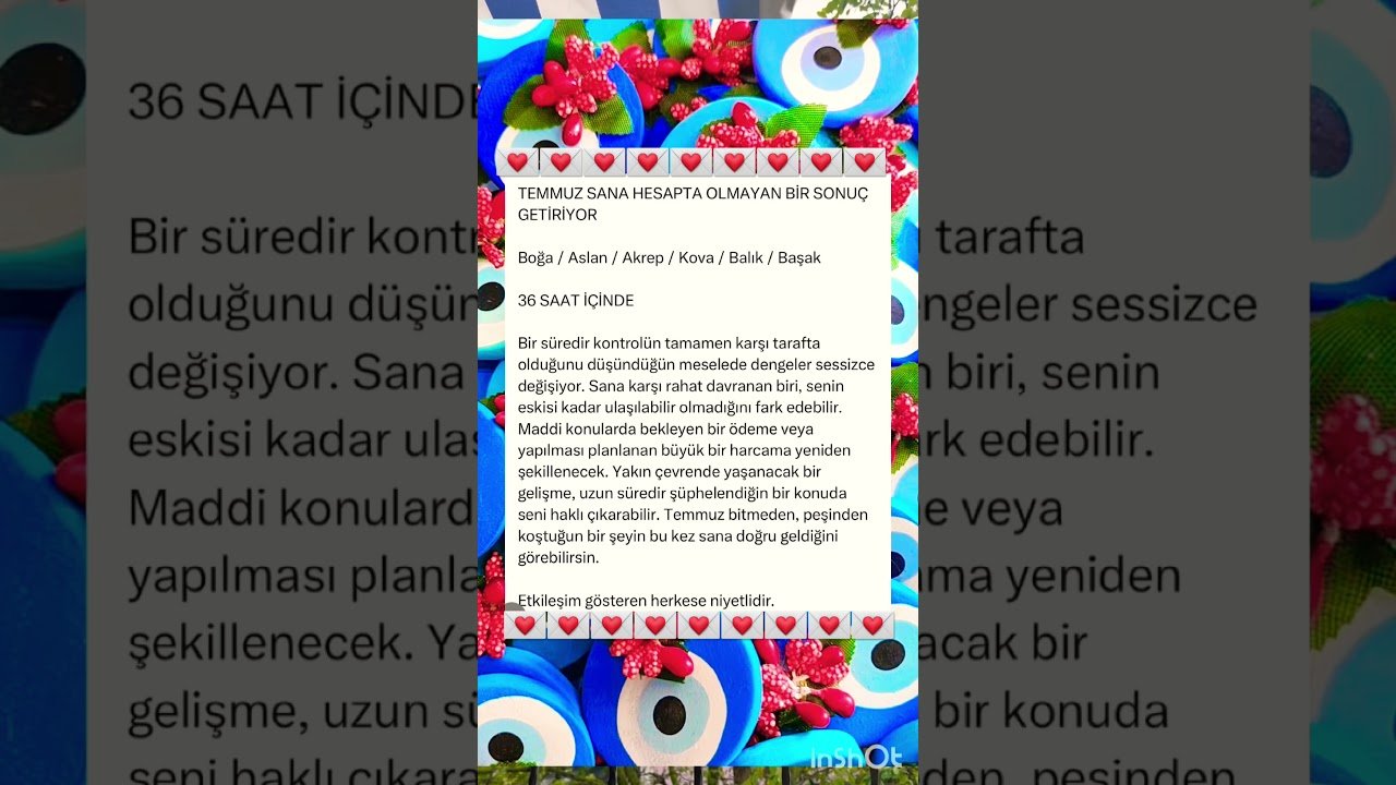 No momento, você está visualizando Burçlar #keşvet #kesvet #tarot #tarotreading #burçlar #burçyorumları #keşfetteyiz