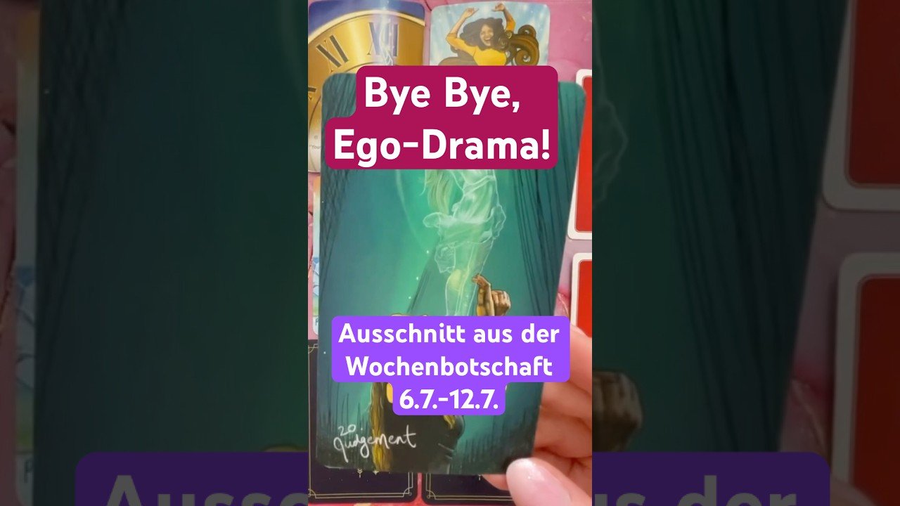 No momento, você está visualizando Bye Bye, Ego-Storys! 🙌👋🏻 #tarot #wochenbotschaft #wochenenergie #engelbotschaft