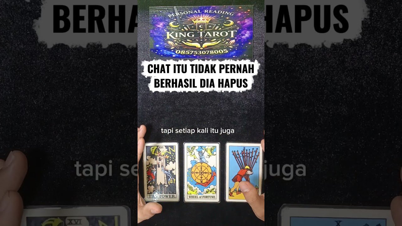 No momento, você está visualizando CHAT ITU TIDAK PERNAH BERHASIL DIA HAPUS!!? #kinktarot #tarot #pesansemesta #tarotreading