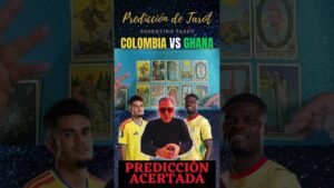 Leia mais sobre o artigo COLOMBIA vs GHANA 🇨🇴🇬🇭 ¡PREDICCIÓN ACERTADA! 🔮⚽#tarot #worldcup2026 #pronosticos #shorts