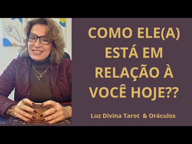 No momento, você está visualizando 🔮✨️COMO ELE (A) ESTÁ EM RELAÇÃO À VOCÊ HOJE?? -🥰 Tarot Revela