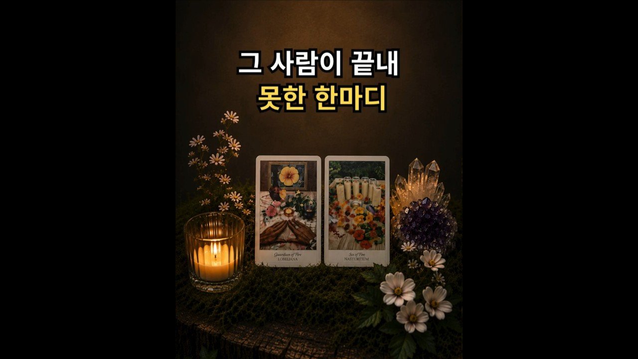 No momento, você está visualizando 그 사람이 끝내 못한 한마디 #숲속작은집타로 #tarot #타로상담 #재회타로 #연애타로 #연애운 #재회운 #그사람속마음