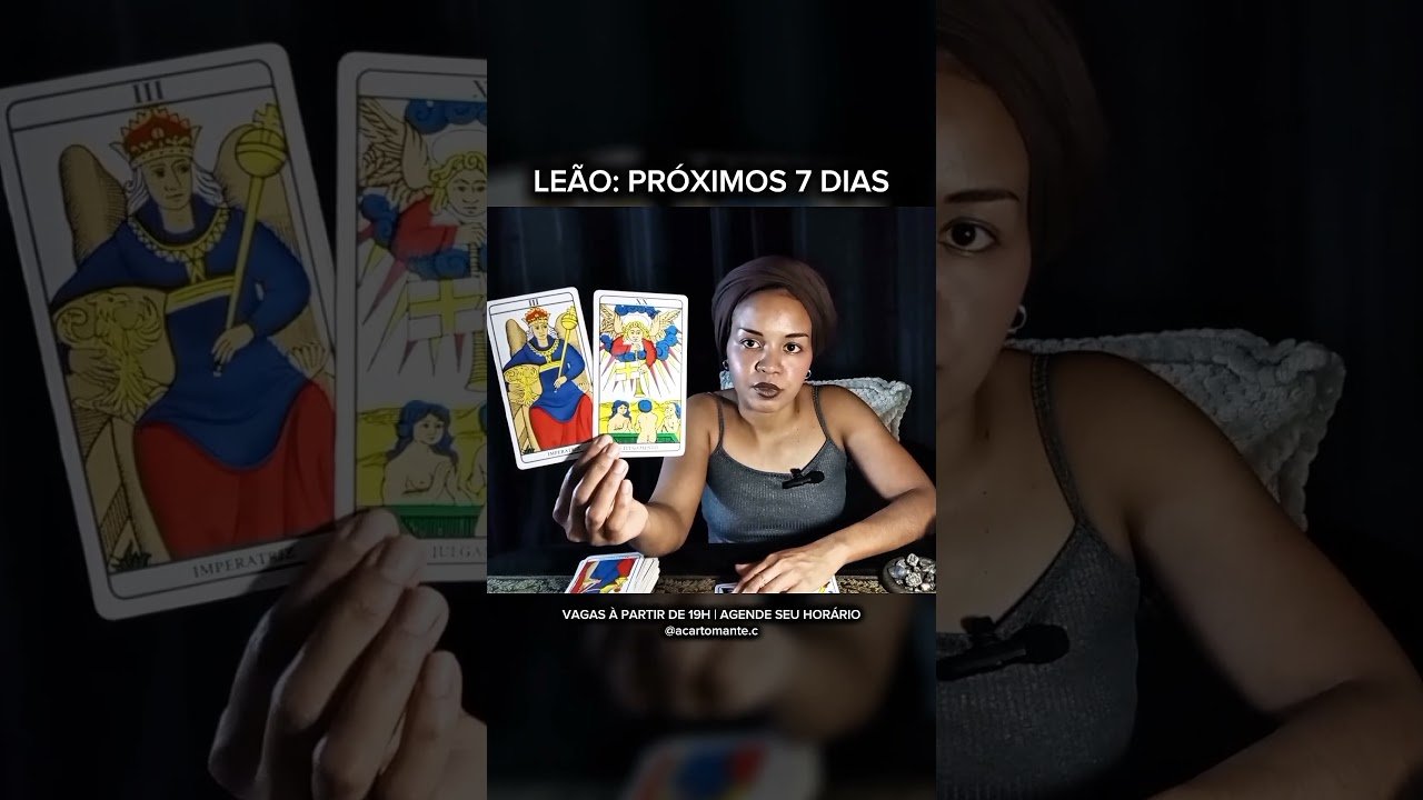 No momento, você está visualizando Irá acontecer em 7 dias #tarot #baralhocigano #leão