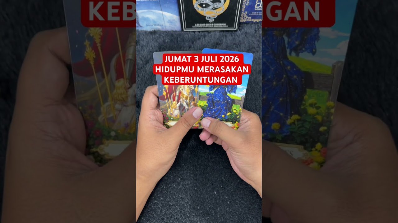 No momento, você está visualizando JUMAT 3 JULI 2026 HIDUPMU MERASAKAN KEBERUNTUNGAN #tarot #tarotreading