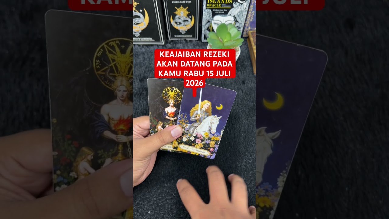 No momento, você está visualizando KEAJAIBAN REZEKI AKAN DATANG PADA KAMU RABU 15 JULI 2026 #tarot #tarotreading