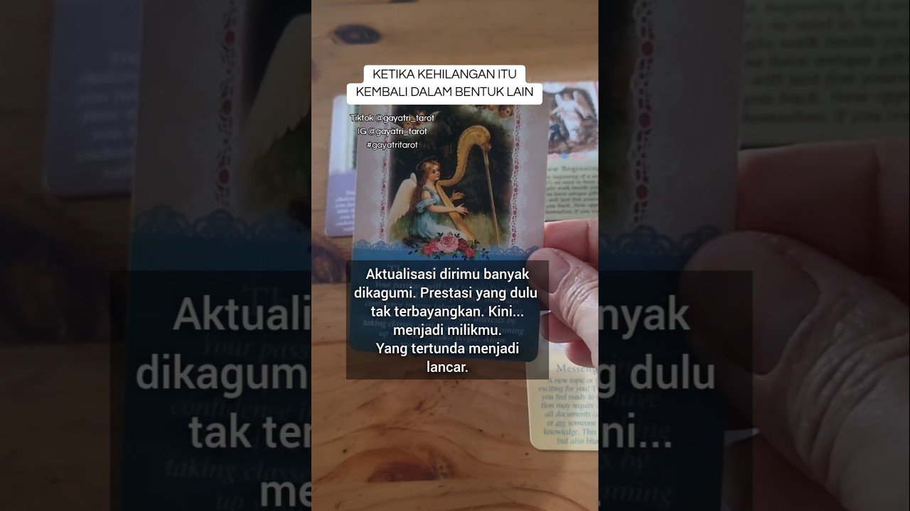 No momento, você está visualizando kembali dalam bentuk terbaik #tarot #tarortreading #lovereels #motivasi  #lovereadings #tarotreader