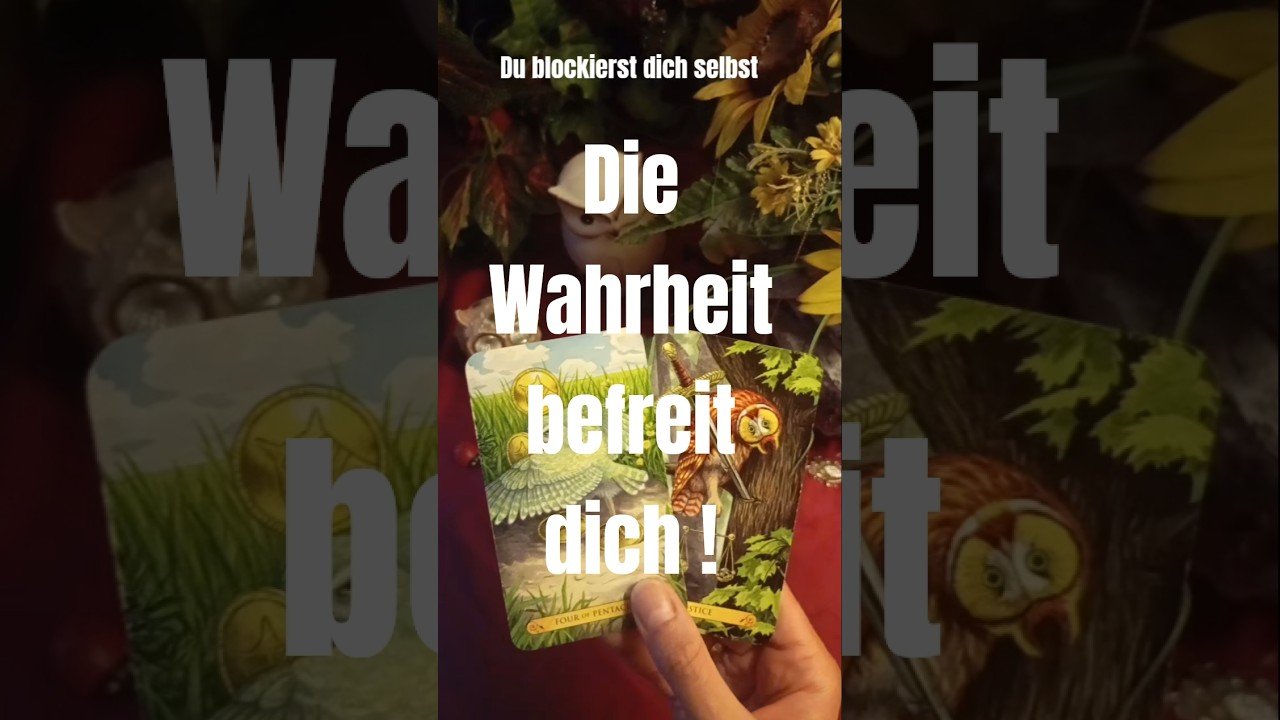 No momento, você está visualizando Lass los, was dich blockiert! | Tarot Botschaft 🔮🦉. #tarot