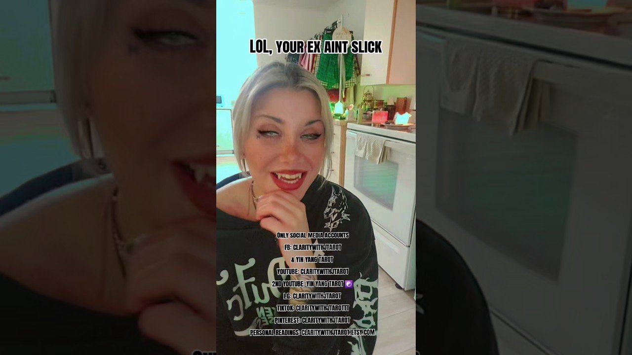 No momento, você está visualizando LOL, UR EX AIN’T SLICK  #tarot #tarotreading #shorts