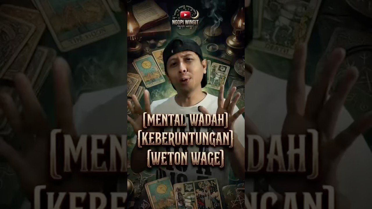 No momento, você está visualizando 🟢MENTAL WADAH KEBERUNTUNGAN WETON WAGE #shorts #tarot #edukasi