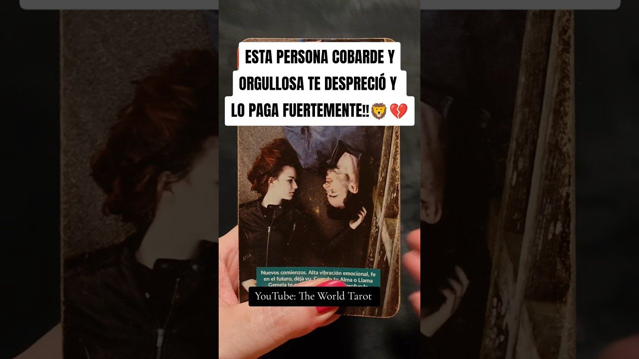 No momento, você está visualizando MENUDO ORGULLOSO!!🦁💔#shorts #tarot #tarotamor