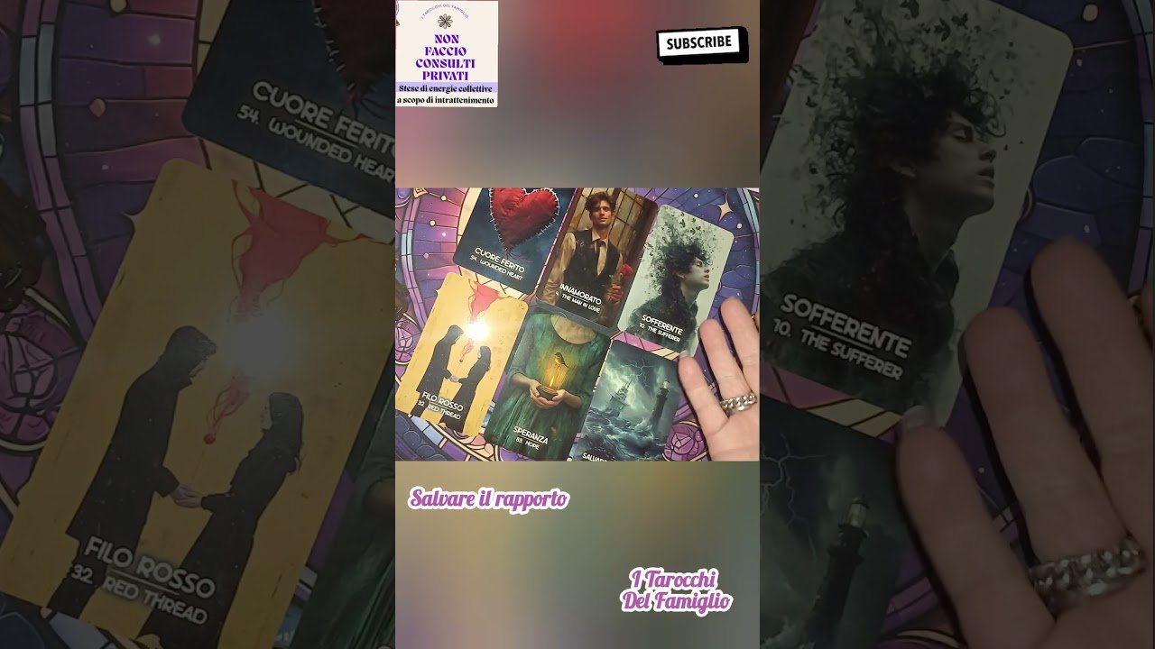 No momento, você está visualizando SALVARE IL RAPPORTO #letturatarocchi #tarot #tarocchiinterattivi #tarocchi #tarocchiamore #neiperte