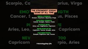 Leia mais sobre o artigo The Strongest Zodiacs Of All Time #zodiac #zodiacsigns #astrology #horoscope #tarot