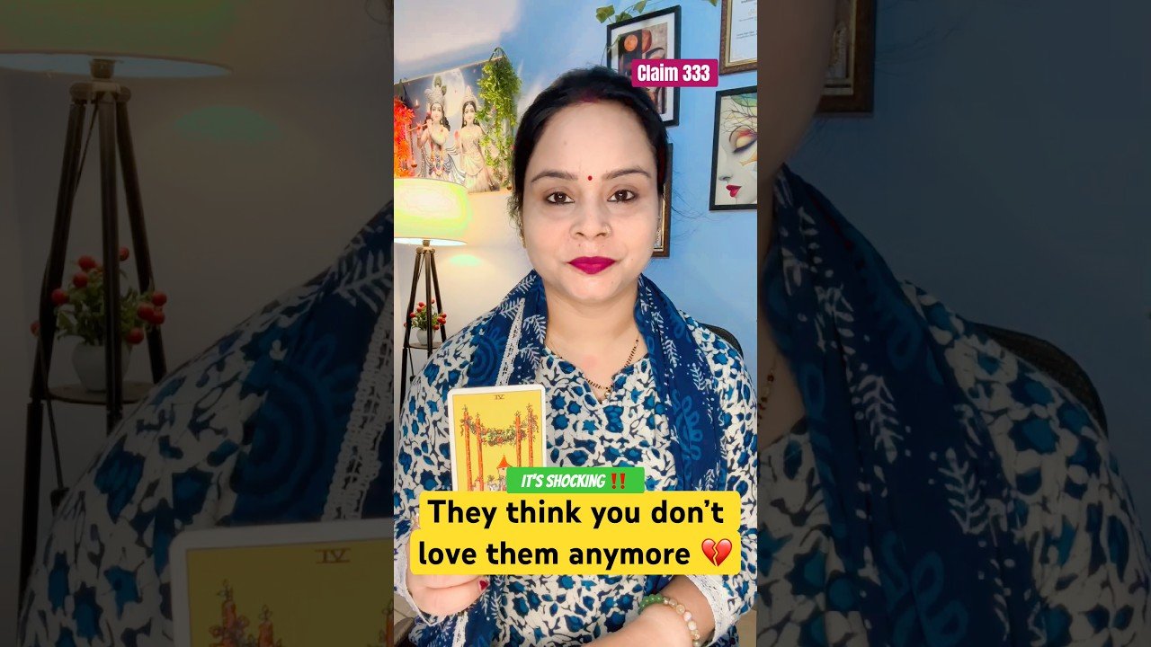 No momento, você está visualizando They think you don’t LOVE them anymore 💔 #tarot #tarotreading #viral #shorts