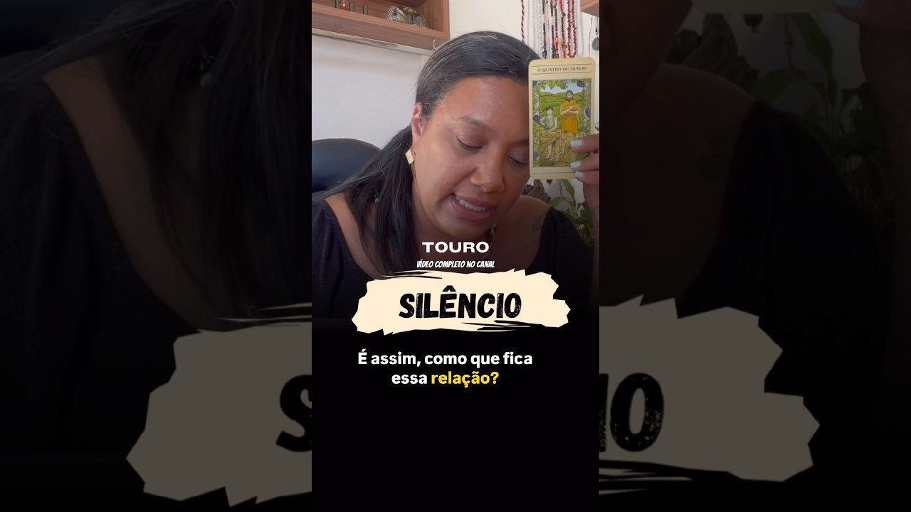 No momento, você está visualizando TOURO ♉️ SILÊNCIO: #touro #signos #amor #tarot #horóscopo